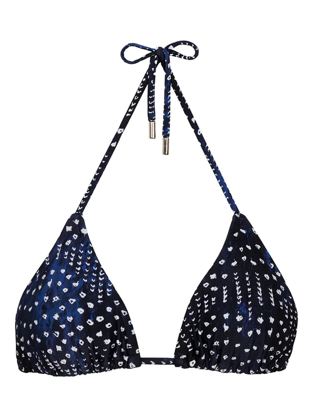 Lenny Niemeyer Top bikini con stampa - Blu