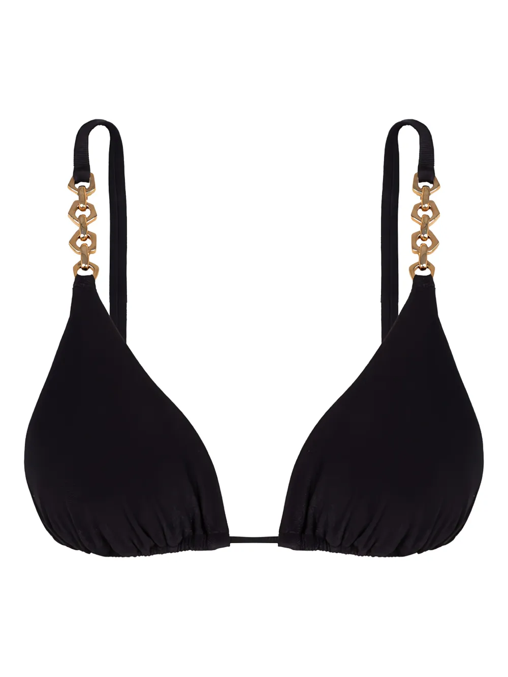 Lenny Niemeyer Top bikini a triangolo - Nero