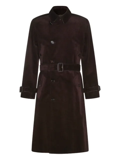 Burberry belted cotton coat