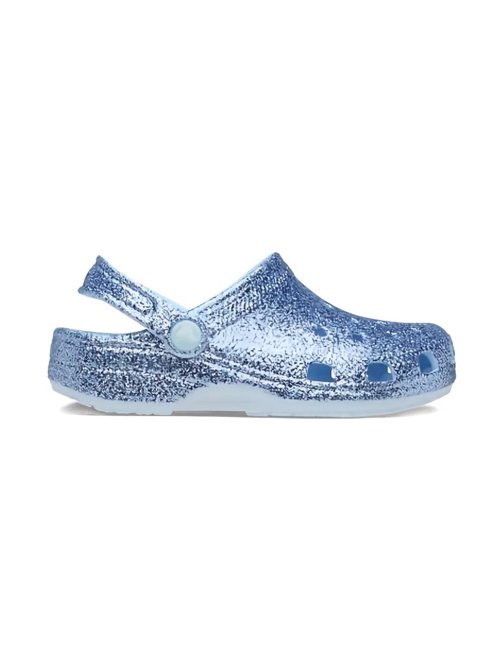 Crocs Kids Classic klompen met glitters Blauw