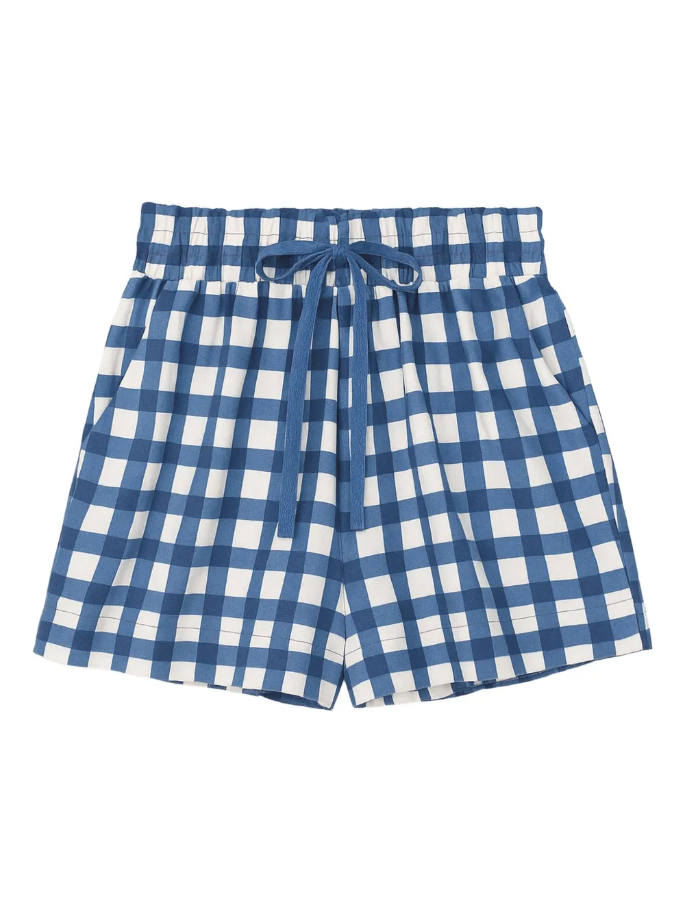 LUIZA BOTTO Short com padronagem xadrez | Azul | Image 1