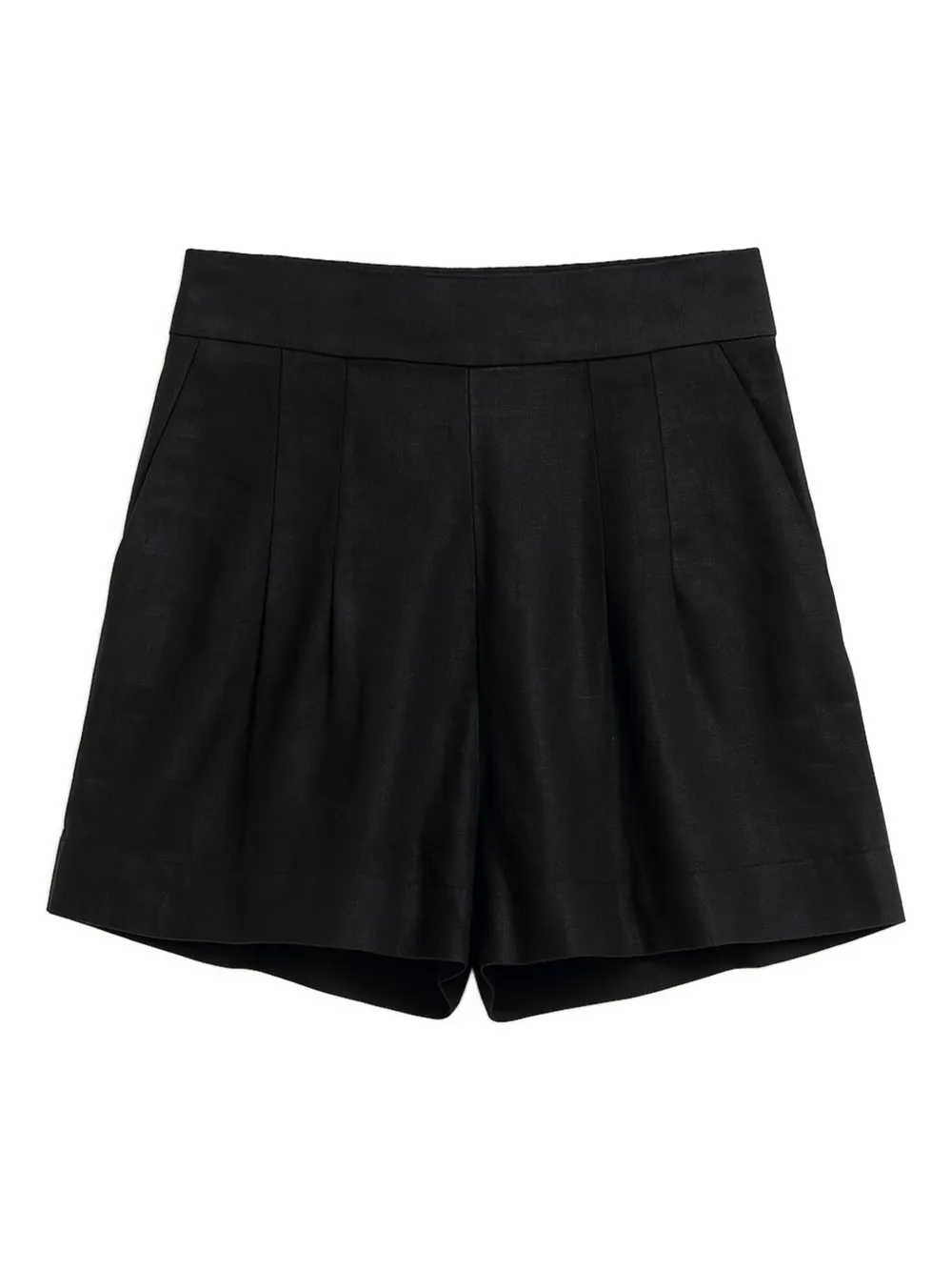 LUIZA BOTTO Short com detalhe de pregas | Preto | Image 1