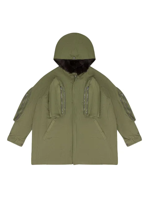 Who Decides War window-pocket parka