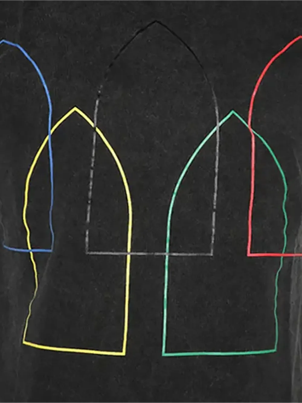 Who Decides War T-shirt met grafische print - Zwart