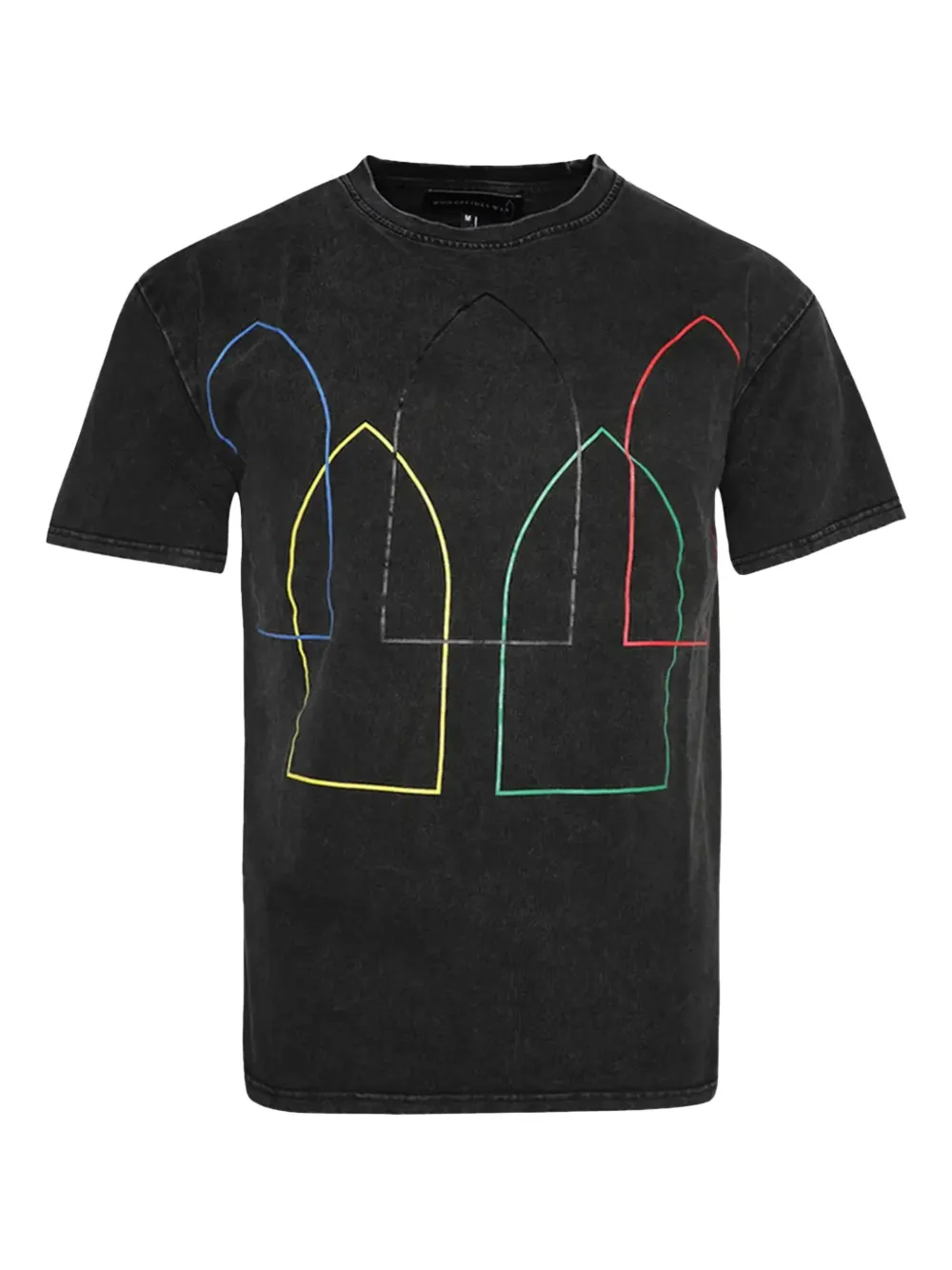 Who Decides War playera entretejida con motivo de Windows | negro | Image 1