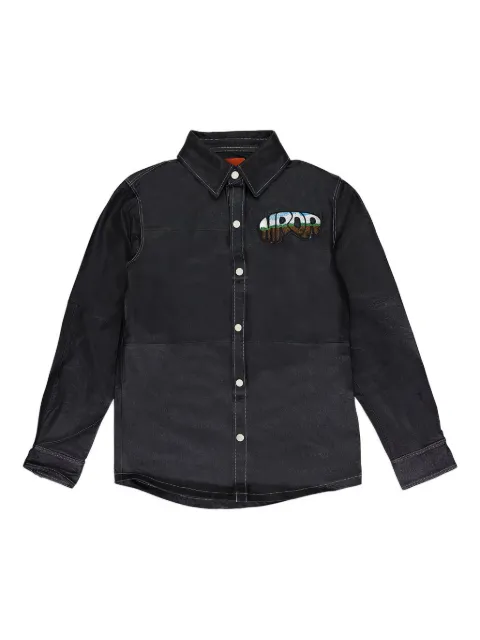 Who Decides War leather shirt