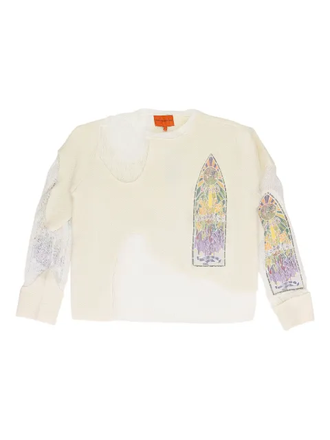 Who Decides War Veiled Collegiate sweater