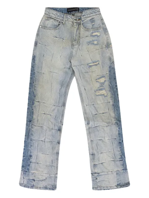 Who Decides War gathered straight-fit jeans