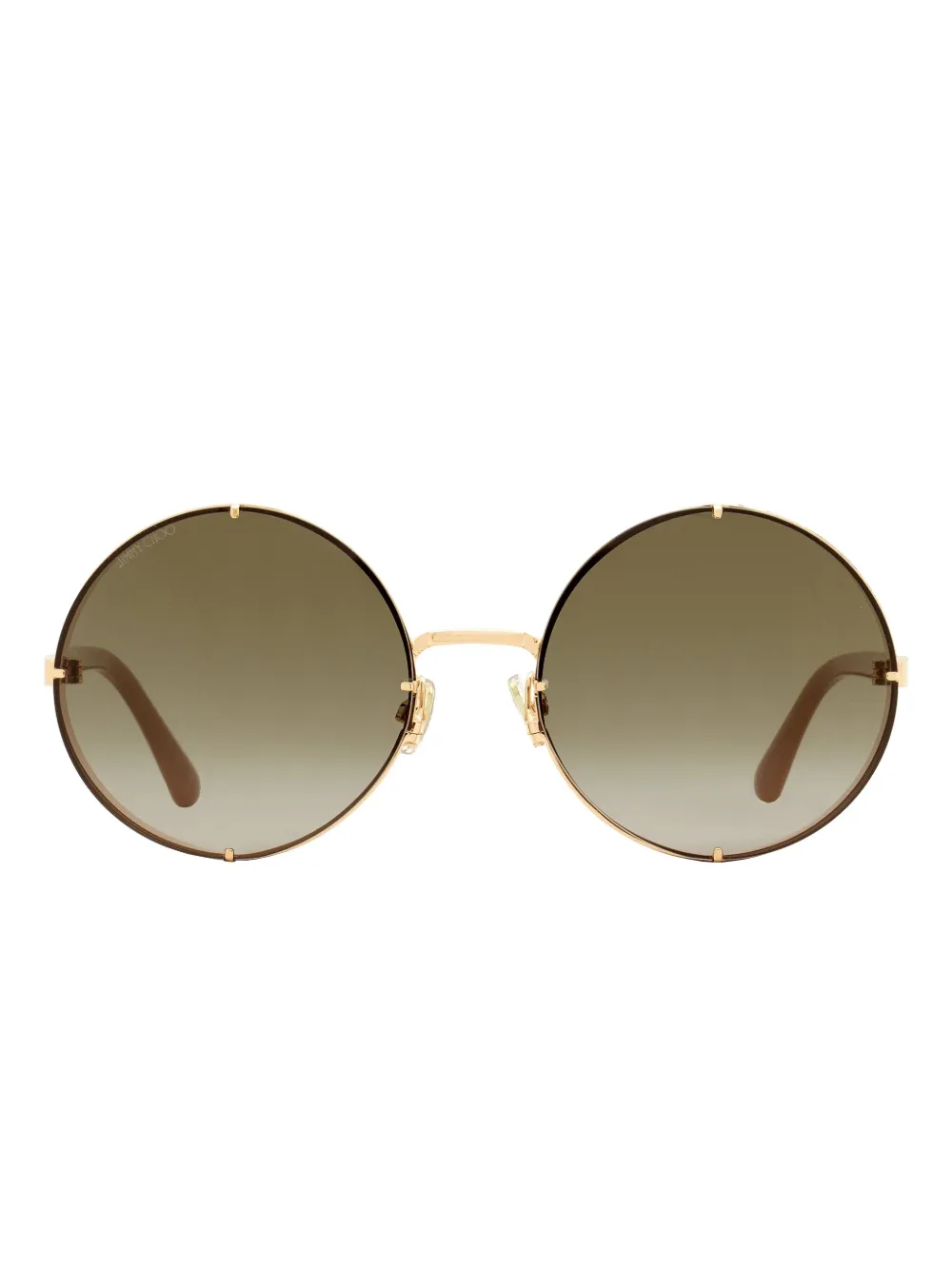 Jimmy Choo Lilo Sunglasses In Brown