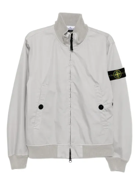 Stone Island logo-patch bomber jacket