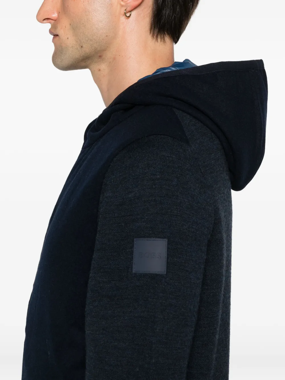 BOSS Jack met ritssluiting Blauw