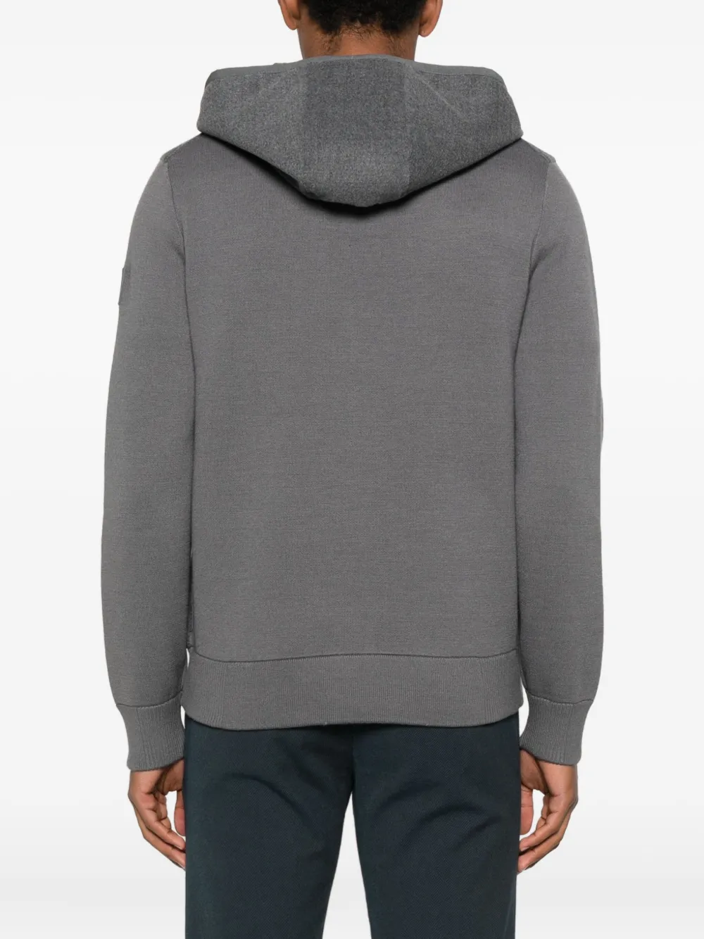 BOSS P-Heflo trui met rits Grijs