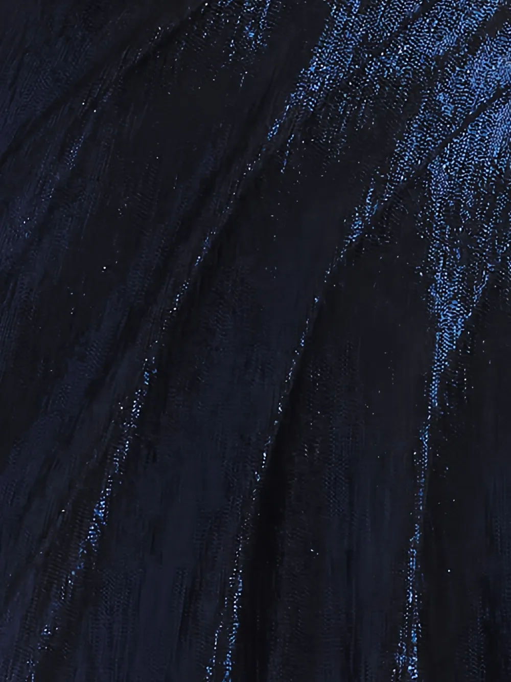 Tadashi Shoji One-shoulder Slit Maxi Dress In Blue