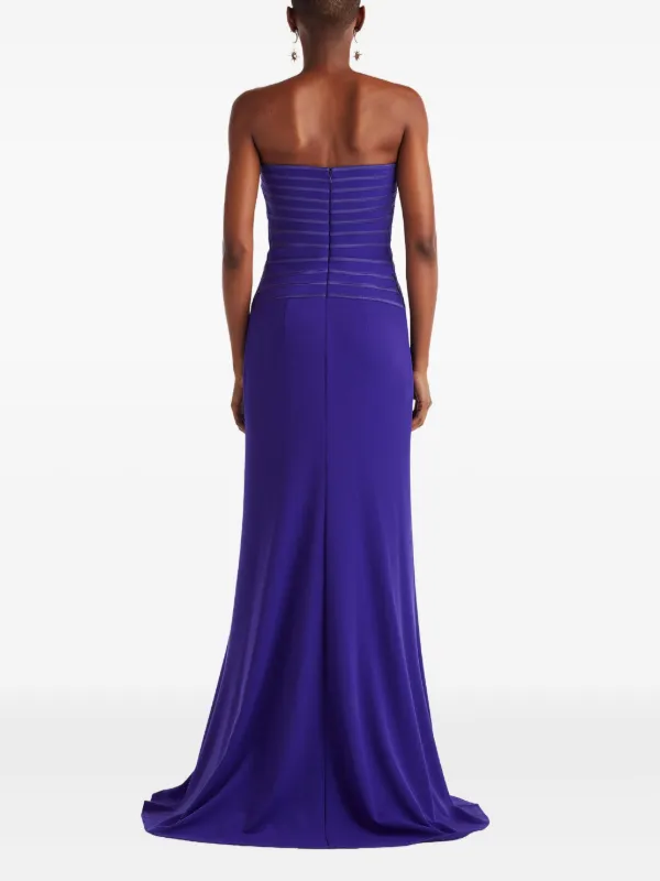 chinese dress ladies Saphira Tiered Pleated Maxi Dress