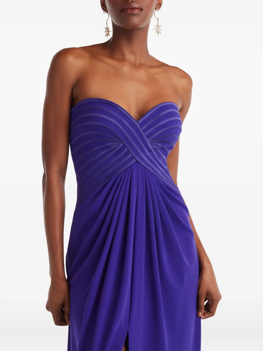 Tadashi Shoji Bos25686l Long Formal Evening Prom Dress In Multi