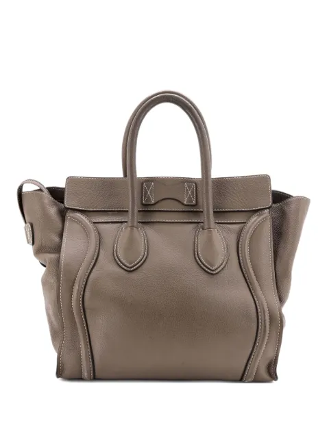 Celine Pre-Owned Luggage Bag Grainy Leather Mini tote bag