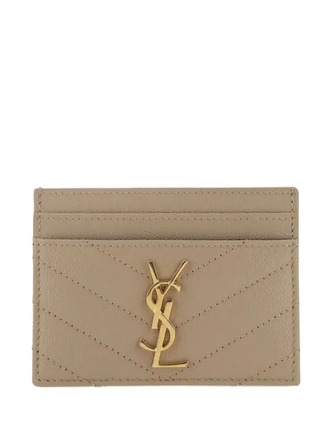 Saint Laurent Cassandre leather card holder