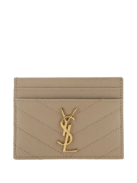 Saint Laurent Cassandre leather card holder