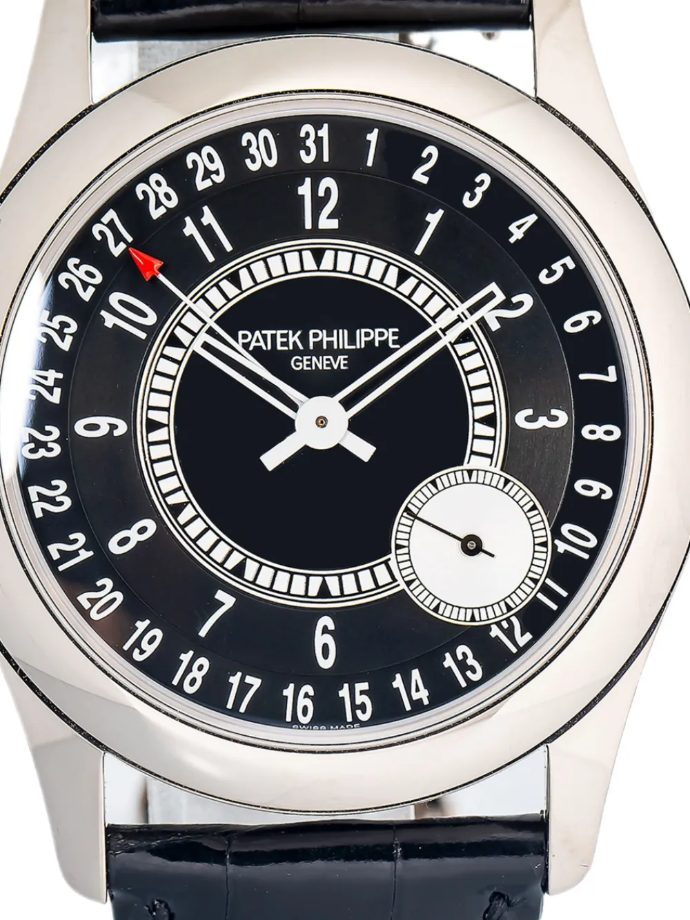 Pre-owned Patek Philippe Calatrava 39mm In Black