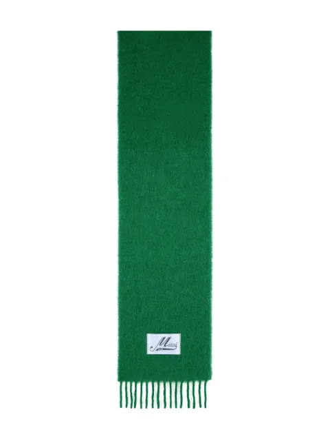 Marni brushed-fringed scarf