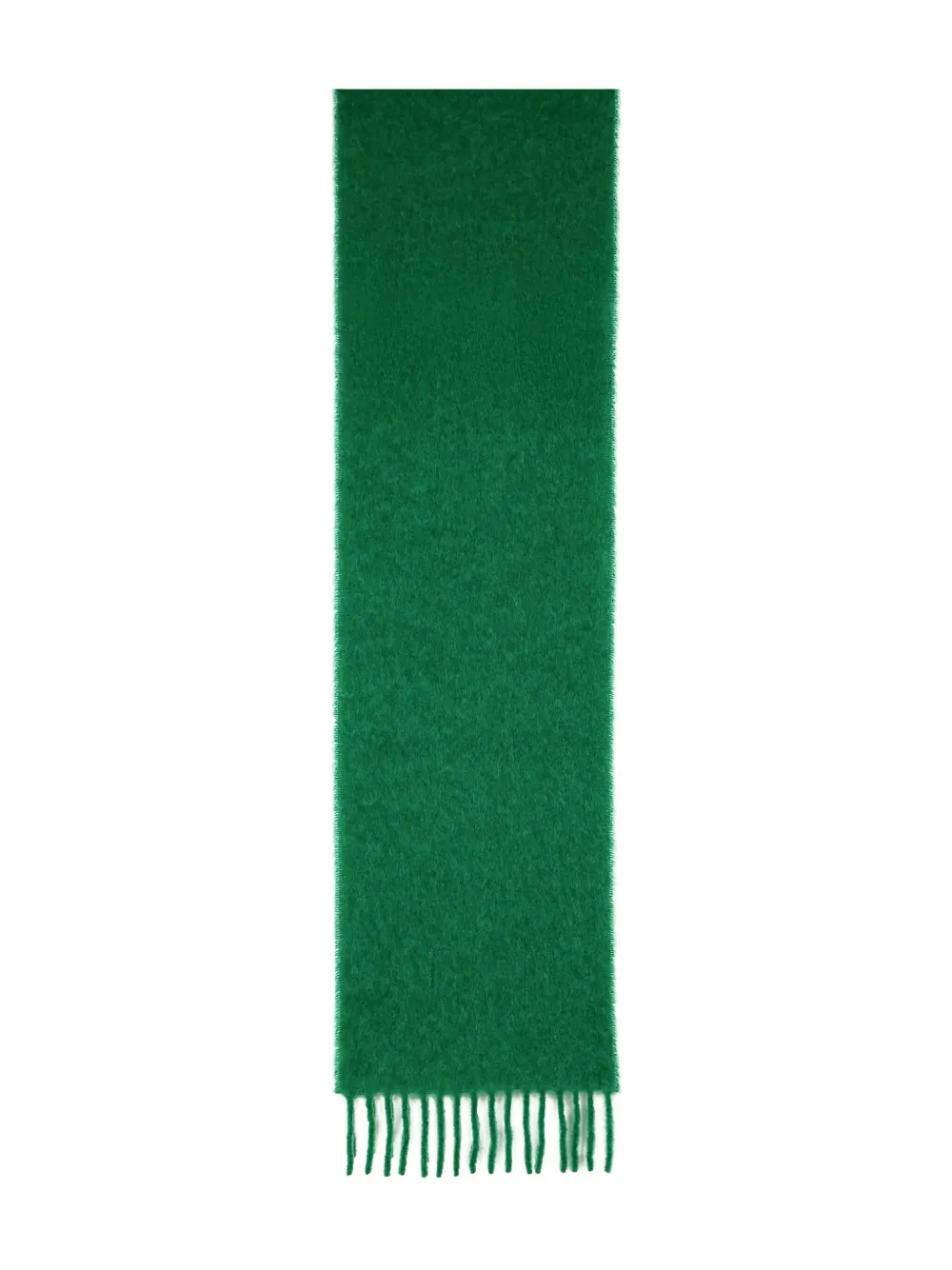 Marni brushed-fringed scarf - Groen
