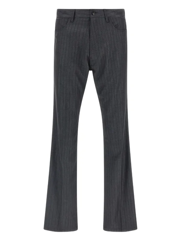 Balenciaga ストライプ プリーツパンツ | グレー | FARFETCH JP