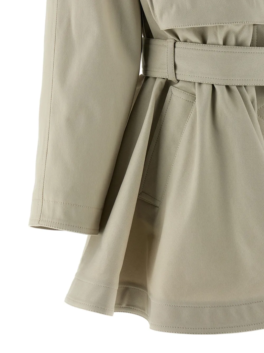 Giovanni Bedin Belted Dress In Gray