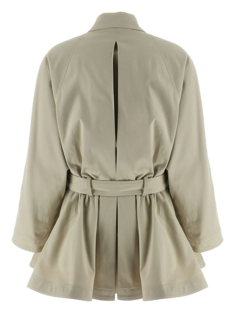 Giovanni Bedin belted mini dress - Beige