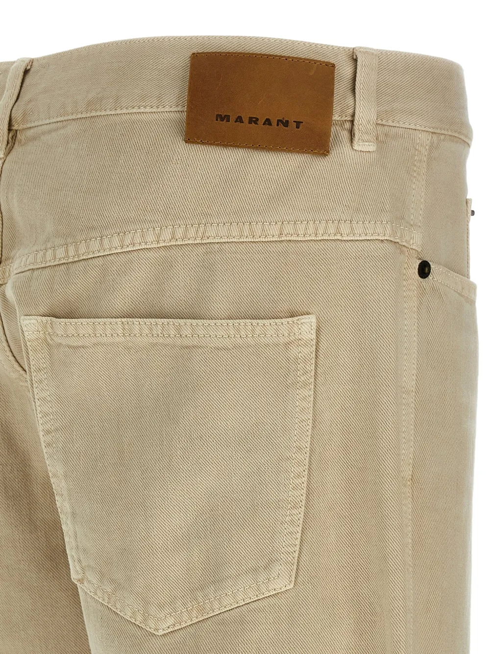 MARANT Lewys denim broek Beige