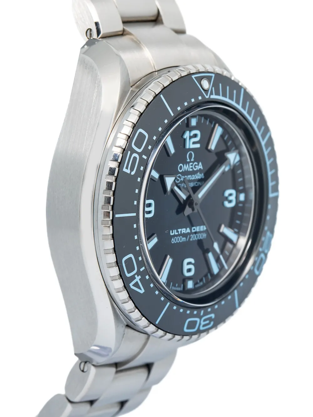 Pre-owned Omega Seamaster Planet Ocean 45.5mm In Blue