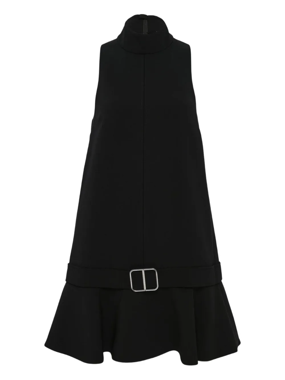 Alexis Noemy buckle ruffled dress - Nero