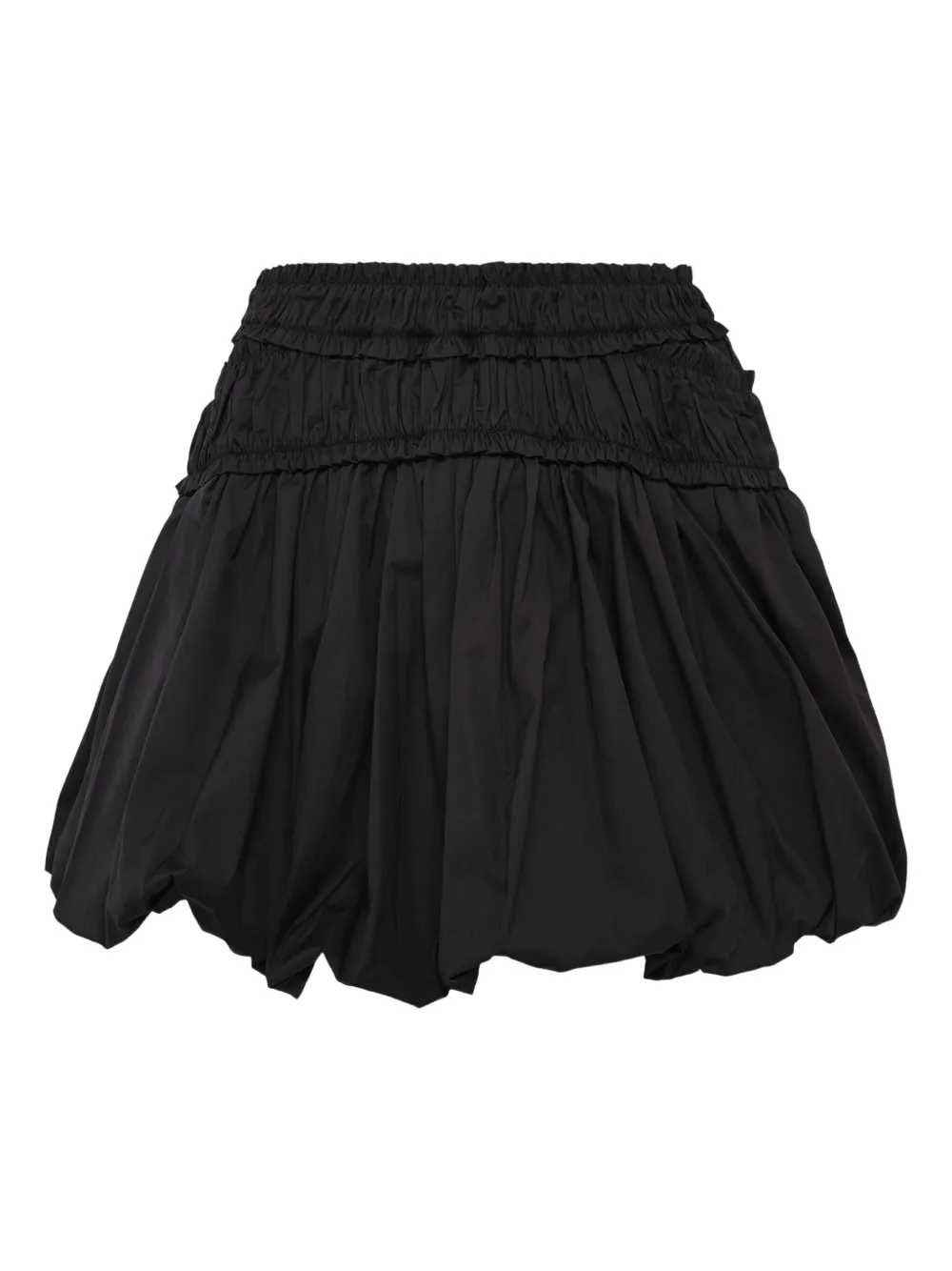 Ulla Johnson Nicolette bubble-hem mini skirt - Nero