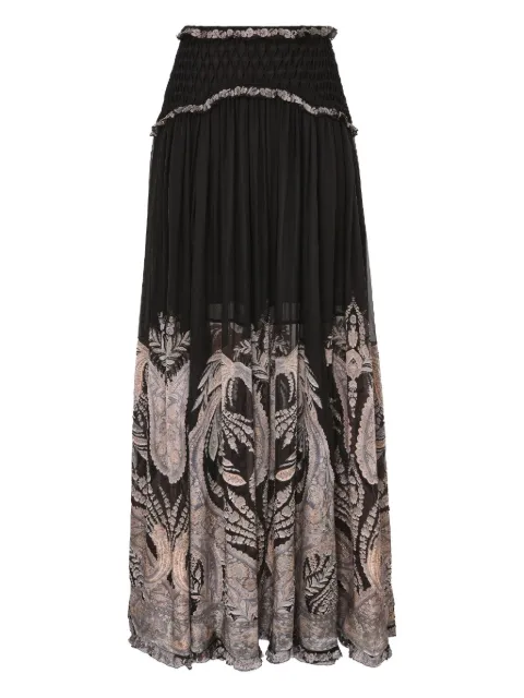 ZIMMERMANN ruffled-detail maxi skirt