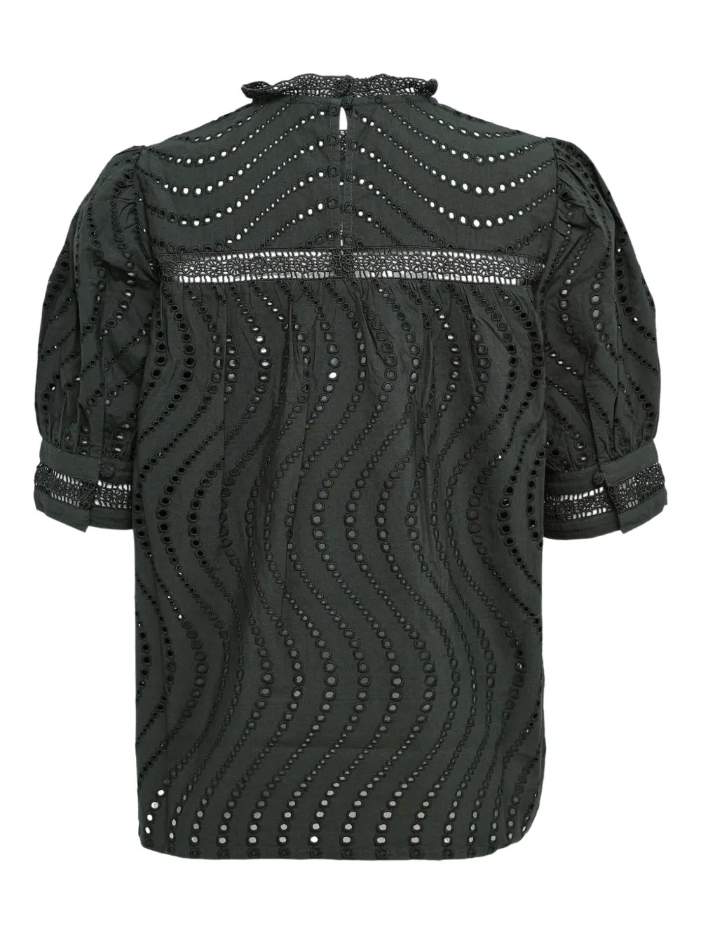 Ulla Johnson short-sleeve blouse - Zwart