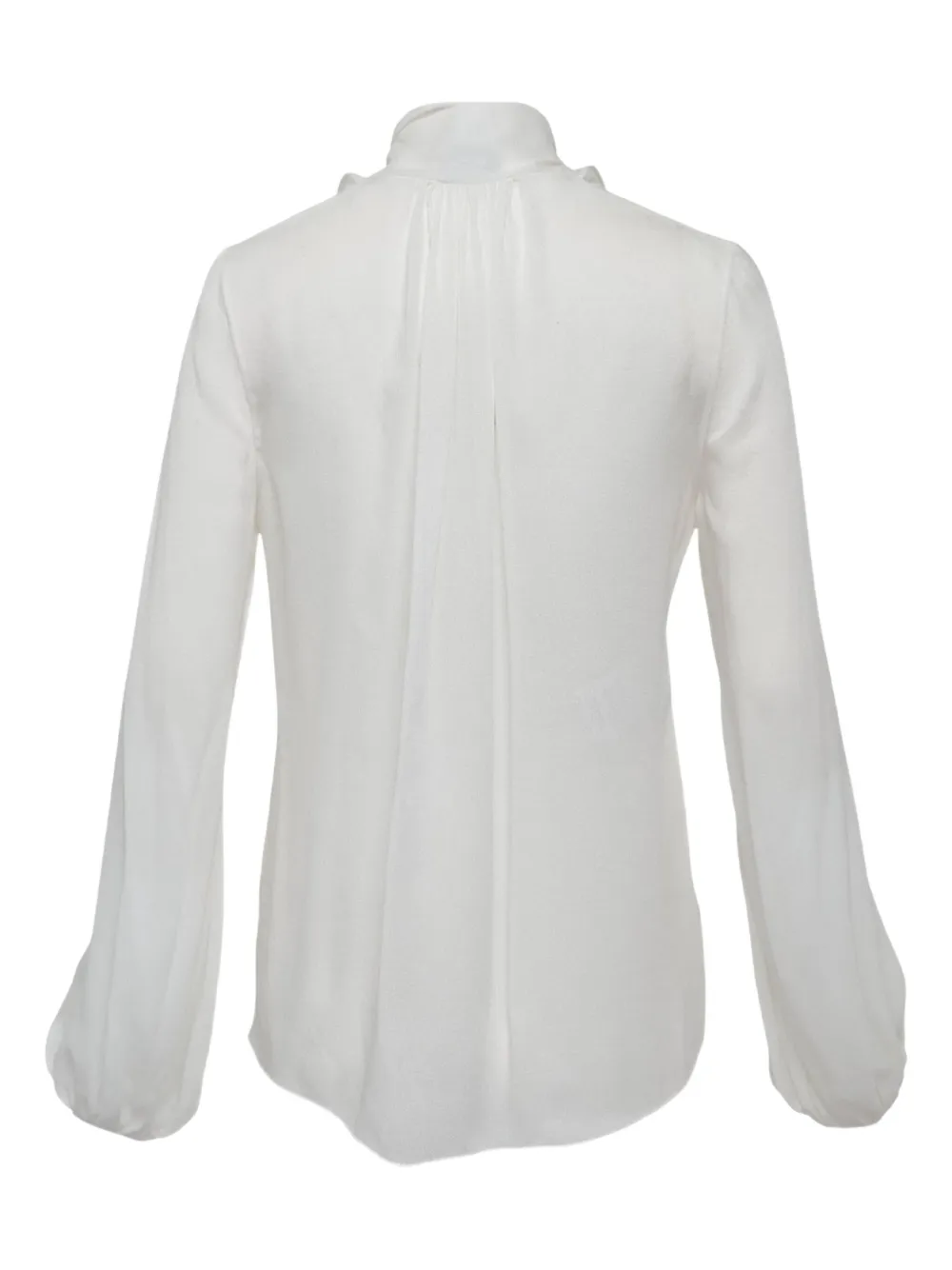 Giambattista Valli ruffled-trim blouse - Wit
