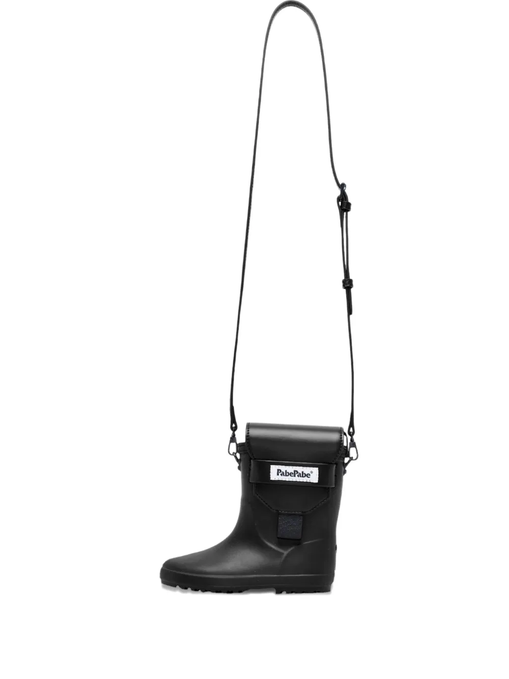 Pabepabe Rainboot Cross Body Bag In Black