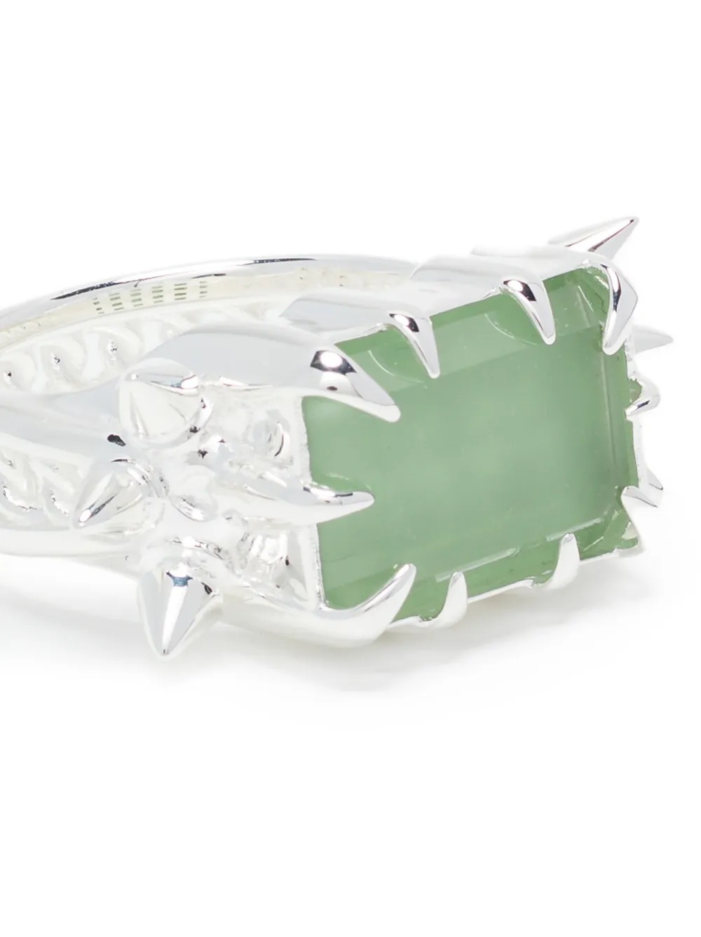 Stolen Girlfriends Club Precious Punk Cocktail Ring In Metallic