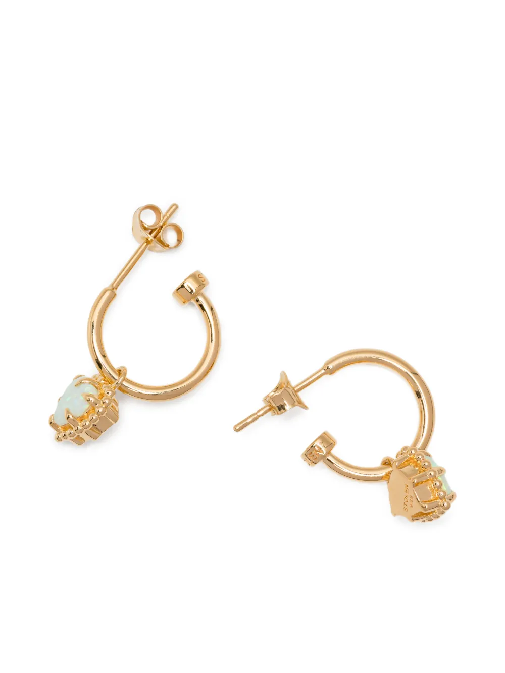 Stolen Girlfriends Club Dahlia's Heart oorbellen - Goud