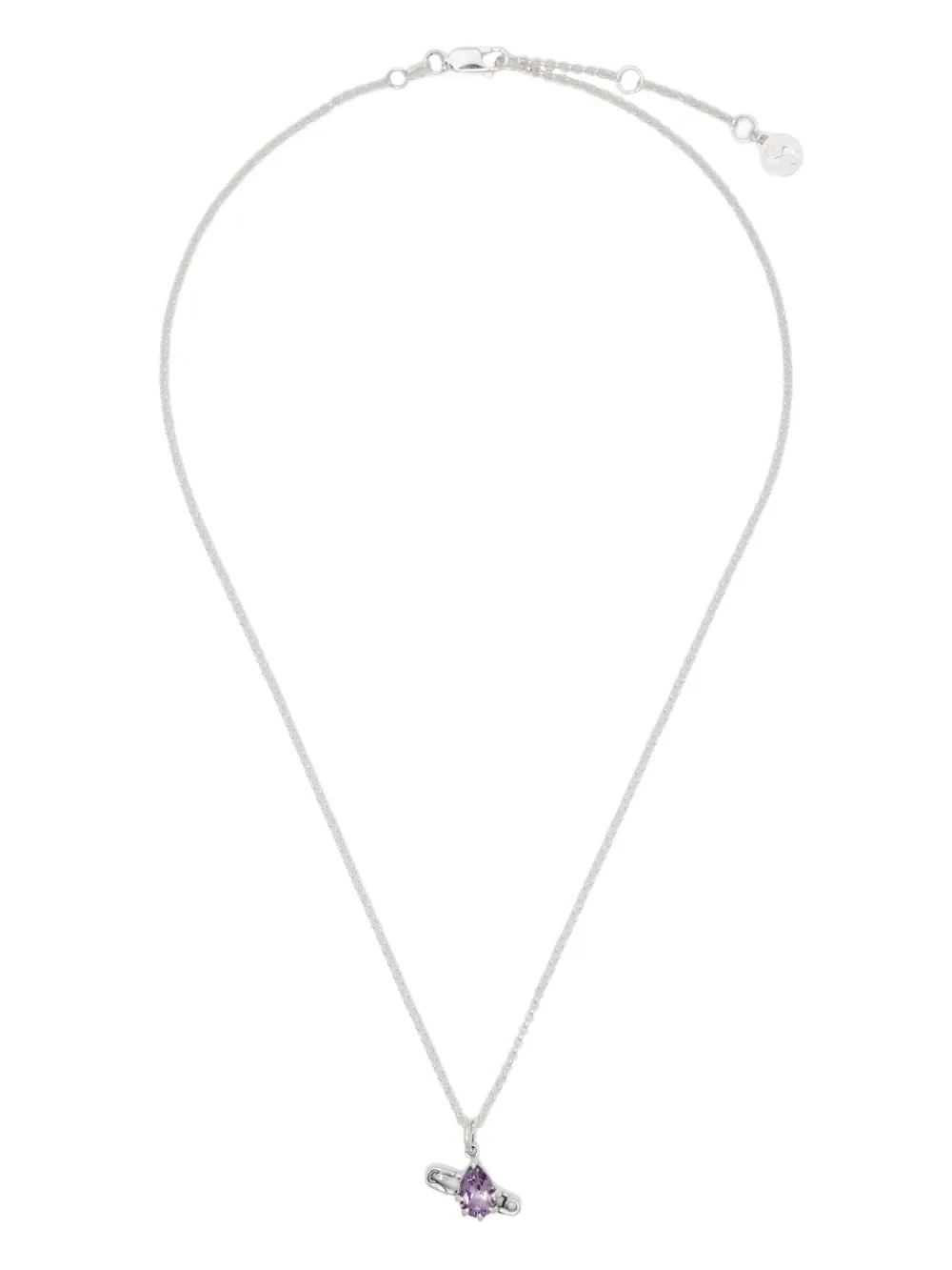 Stolen Girlfriends Club Purity Pin Necklace In Gray
