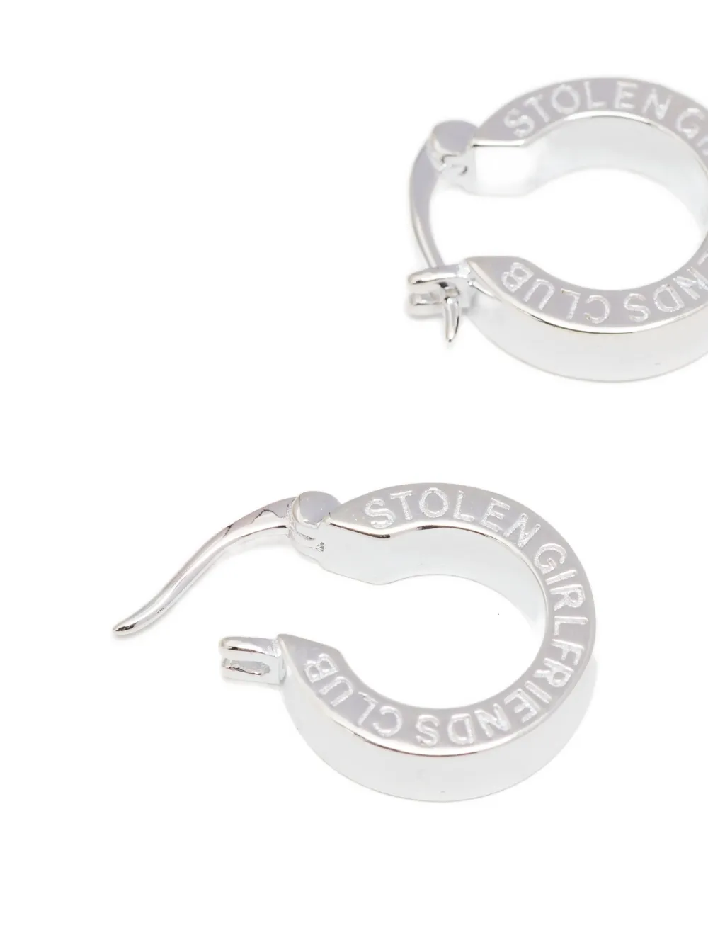 Stolen Girlfriends Club Halo Earrings In Metallic