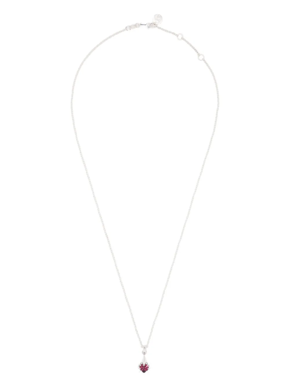 Stolen Girlfriends Club Gothic Star Necklace In Metallic