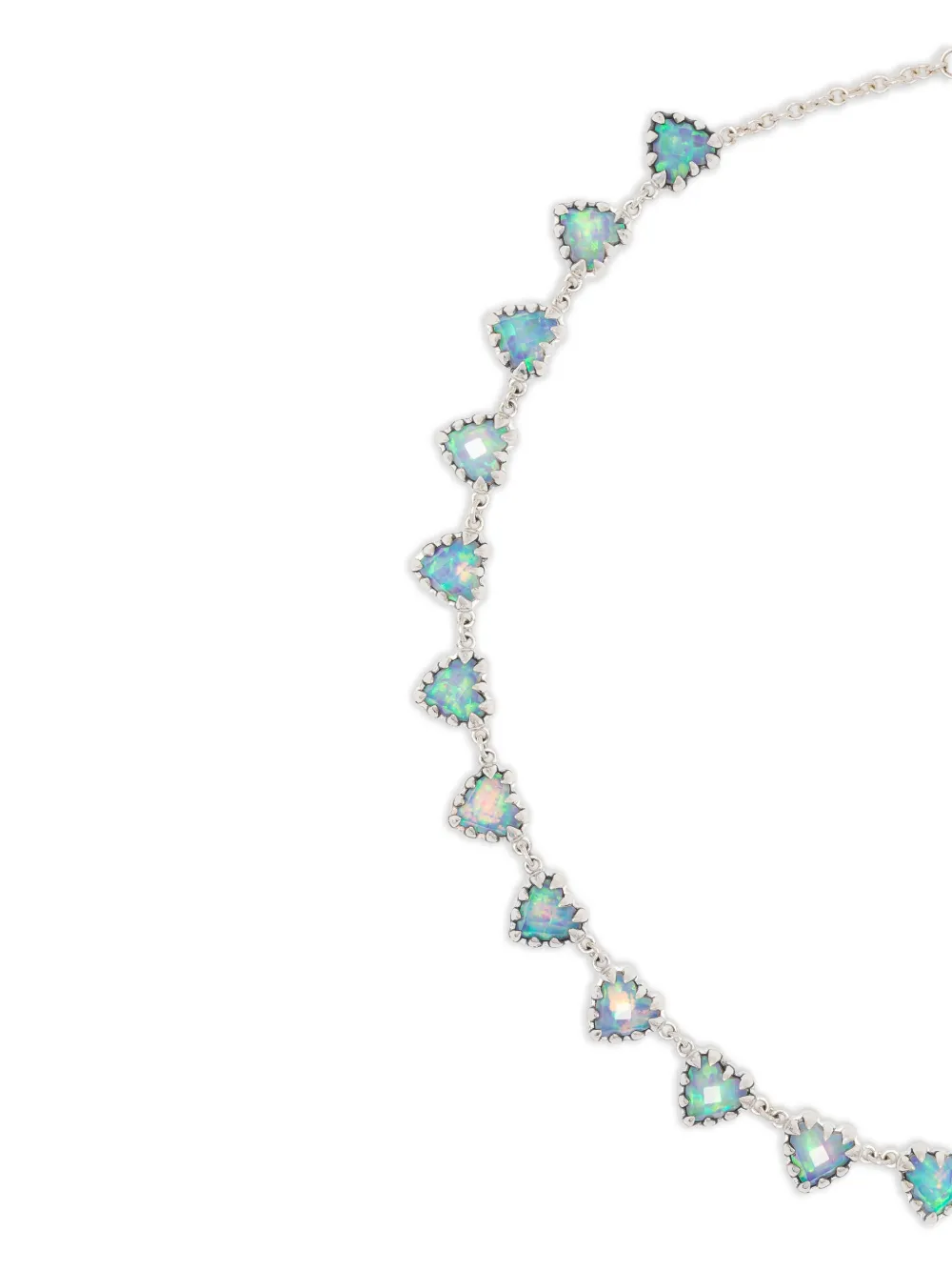 Stolen Girlfriends Club Love Claw Infinity Necklace In Metallic