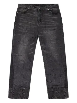 NO/FAITH STUDIOS フェイデッド ジーンズ | グレー | FARFETCH JP