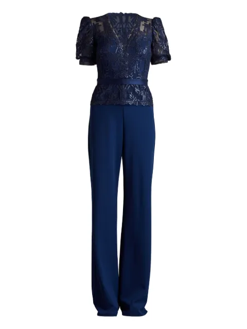 Tadashi Shoji sequin lace jumpsuit