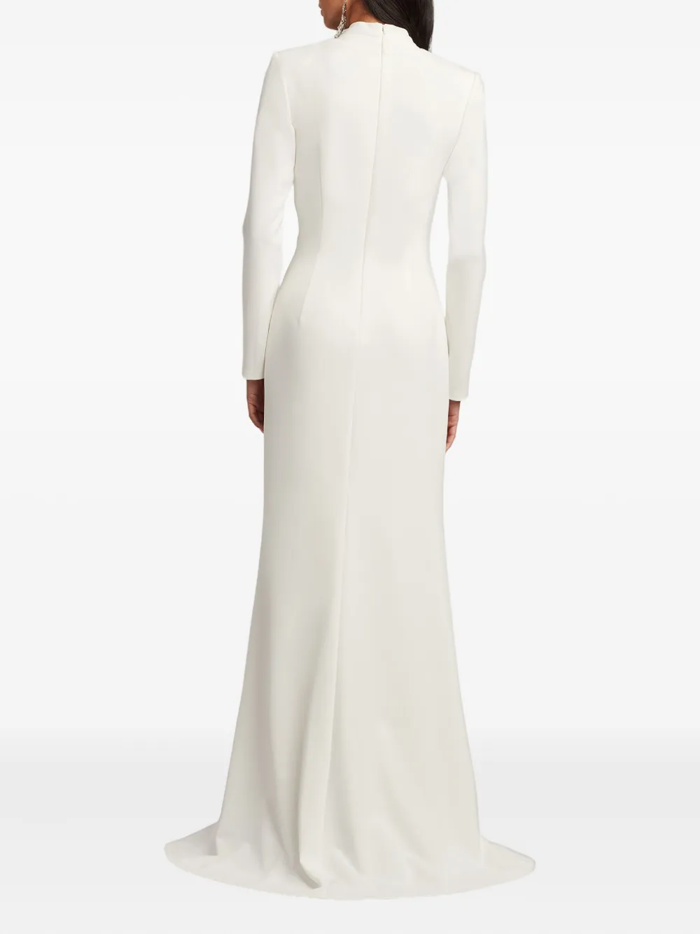 Tadashi Shoji Markum Long-sleeve Gown In White