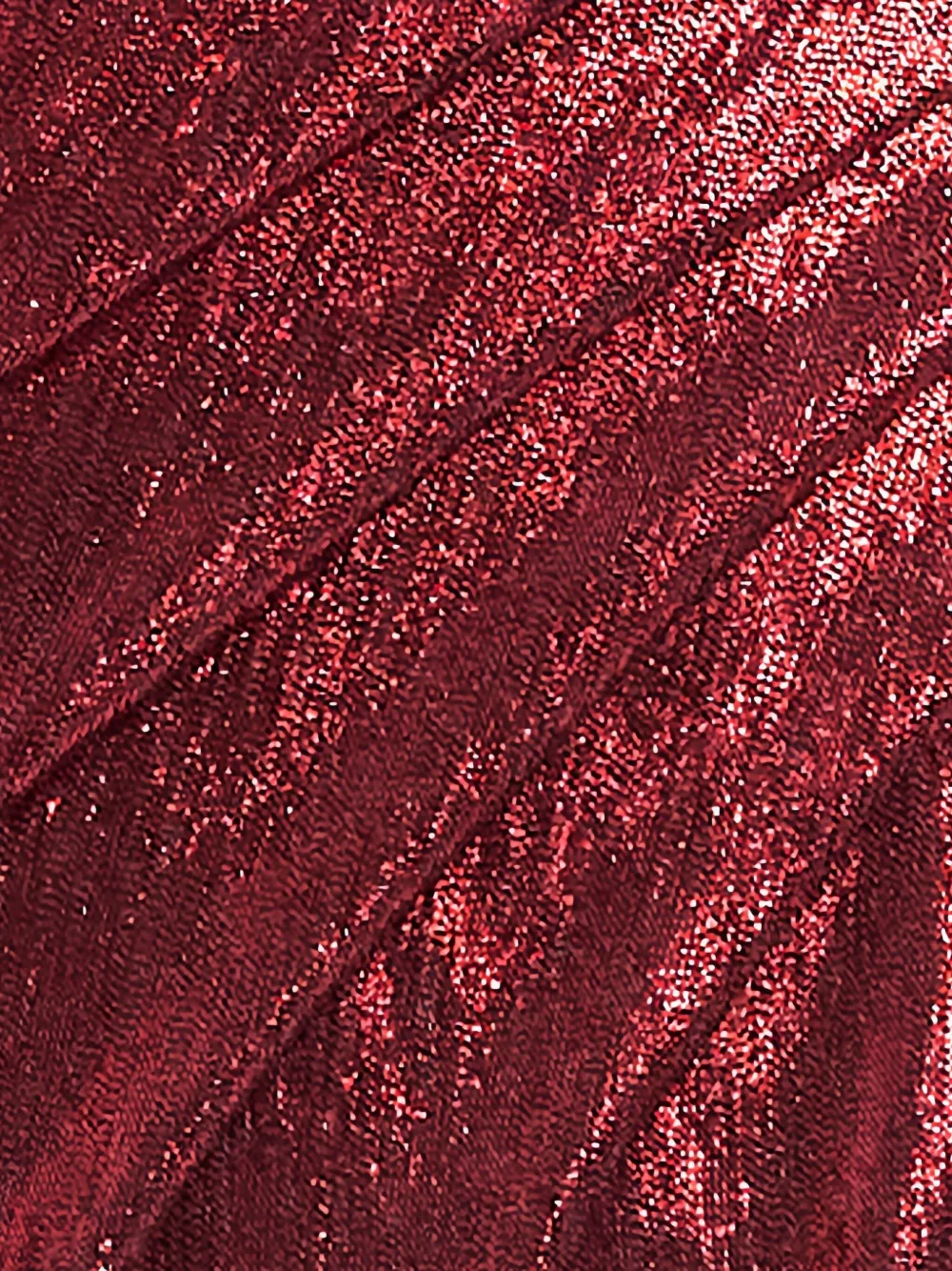 Tadashi Shoji Asymmetrische maxi-jurk met split Rood