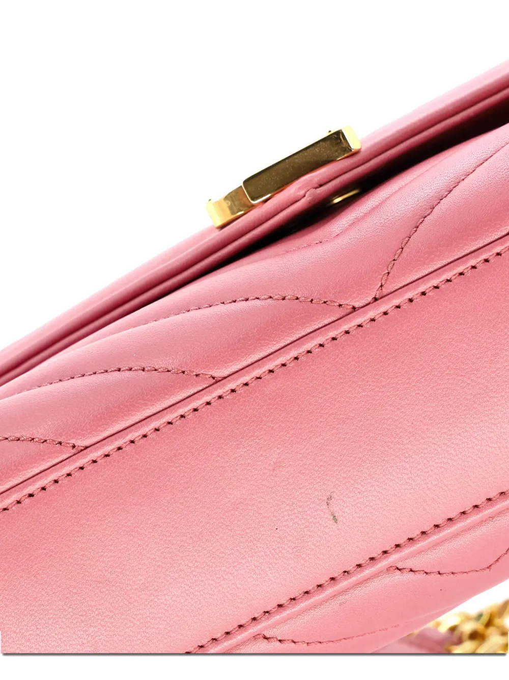 Saint Laurent Pre-Owned Classic Monogram Envelope Satchel Matelasse Chevron Leather Medium shoulder bag | Pre-Owned | Image 2