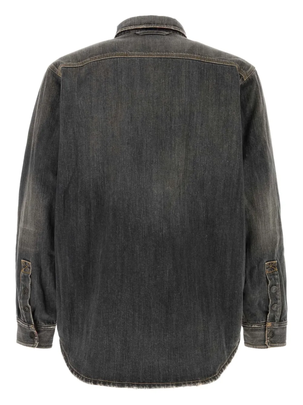 Balenciaga pocket denim jacket - Grijs