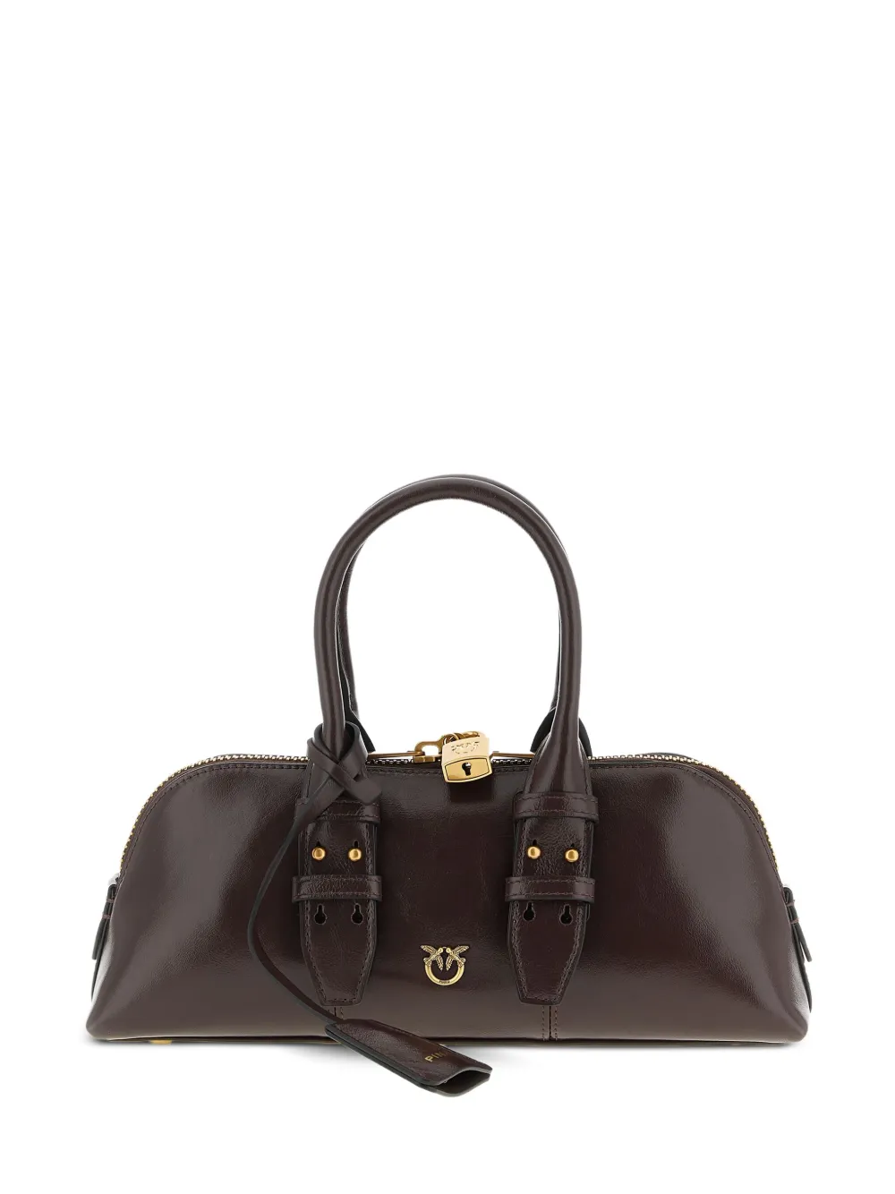 PINKO small Escape tote bag - Marrone