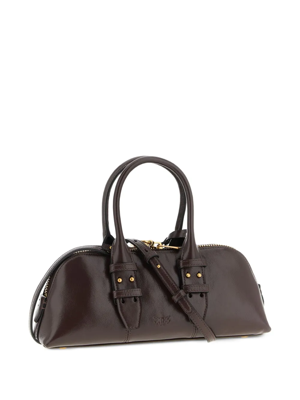PINKO Escape kleine shopper Bruin